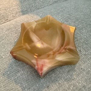 Vintage mid-century onyx ashtray